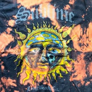 Sublime bleach dyed tee, Size medium!